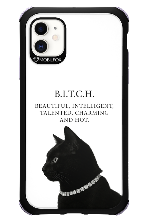 B. i. t. c. h. - Apple iPhone 11