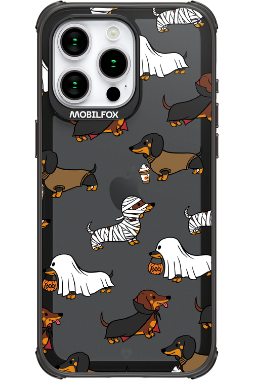 Scary Dachshund (Transparent) - Apple iPhone 15 Pro Max