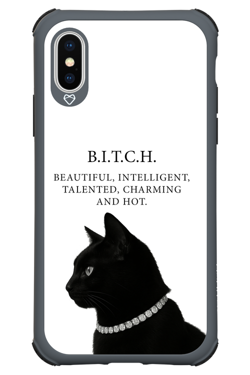 B. i. t. c. h. - Apple iPhone X