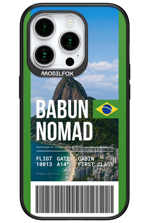BABUN NOMAD (fly ticket) 2.0 - Apple iPhone 15 Pro