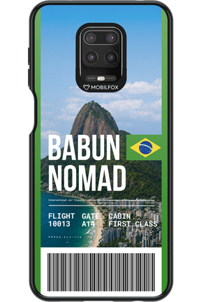 BABUN NOMAD (fly ticket) 2.0 - Xiaomi Redmi Note 9 Pro