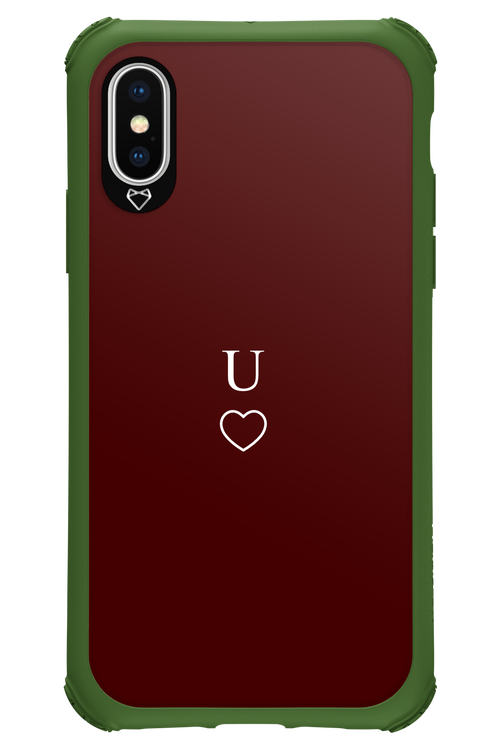 U Burgundia 2.0 - Apple iPhone XS