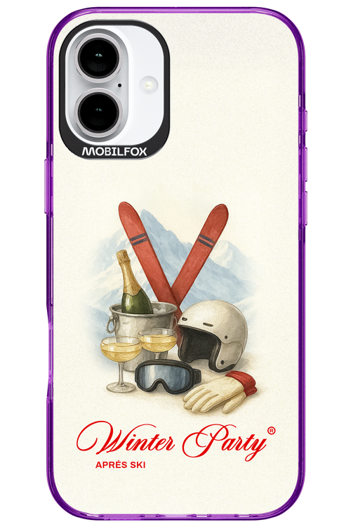 Winter Ski Party - Apple iPhone 16 Plus