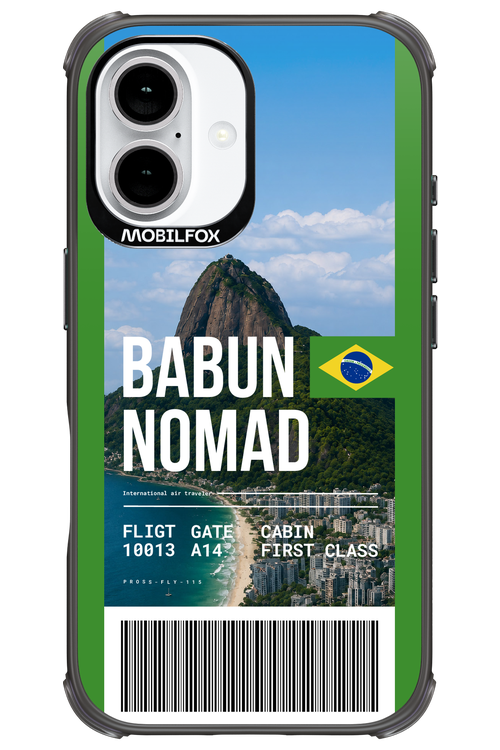 BABUN NOMAD (fly ticket) 2.0 - Apple iPhone 16