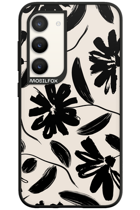 Monochrome Flowerss - Samsung Galaxy S23