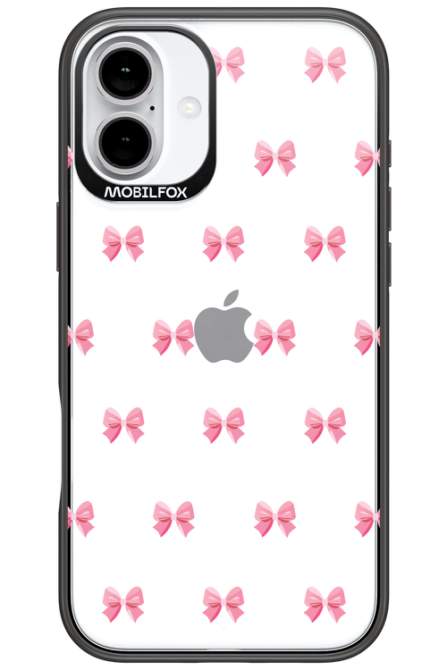 Pinky Bow - Apple iPhone 16 Plus