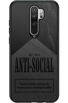 ANTI-SOCIAL (BLVCK) 2.0 - Xiaomi Redmi Note 8 Pro