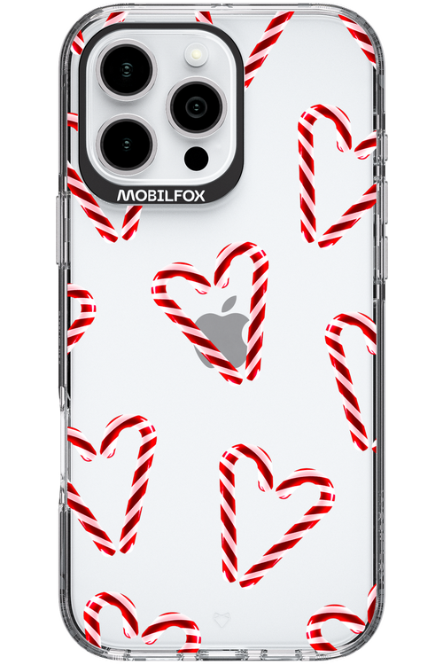 Candy Cane Hearts - Apple iPhone 16 Pro Max