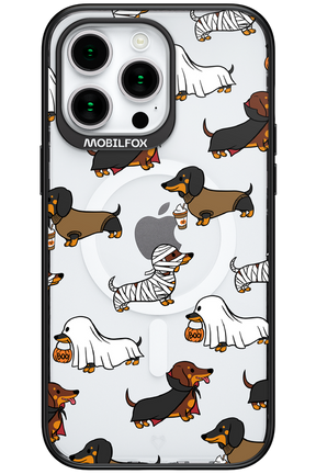 Scary Dachshund (Transparent) - Apple iPhone 15 Pro Max