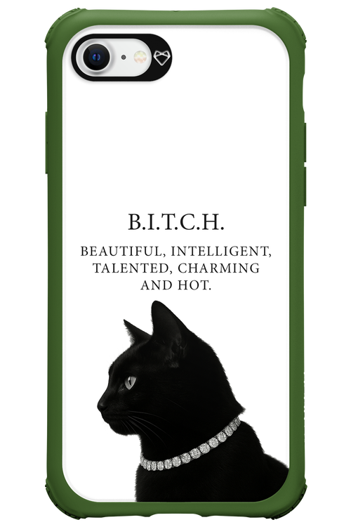 B. i. t. c. h. - Apple iPhone 8