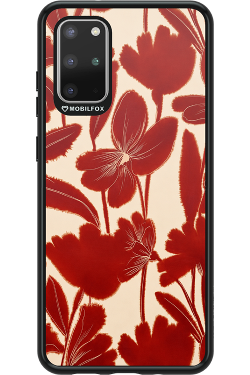 Burgundy Flowers 2.0 - Samsung Galaxy S20+
