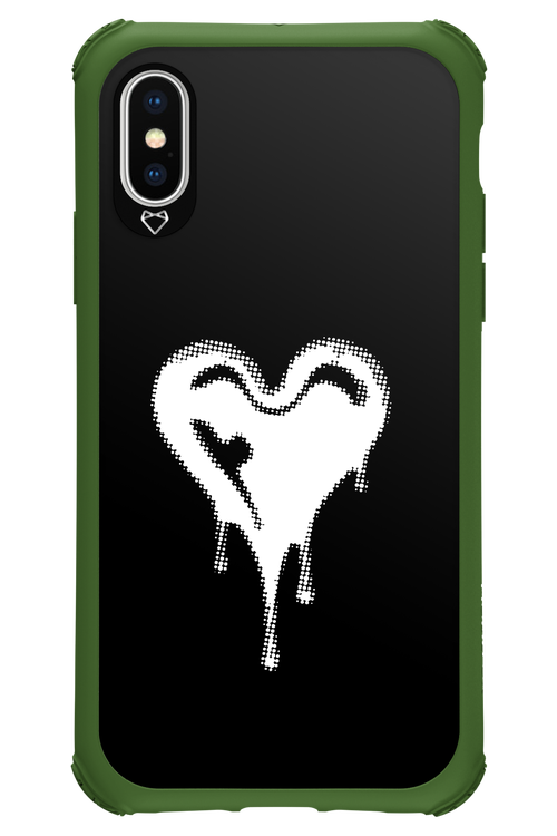 Heart Black - Apple iPhone XS