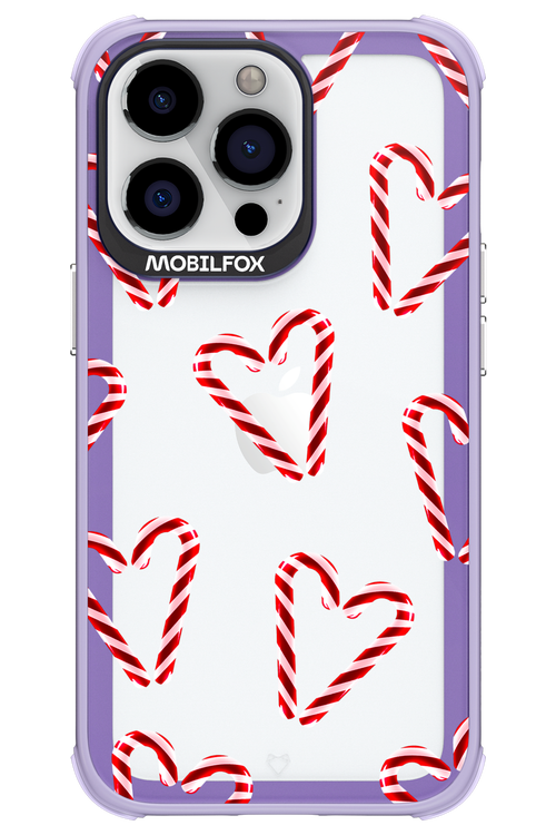 Candy Cane Hearts - Apple iPhone 13 Pro