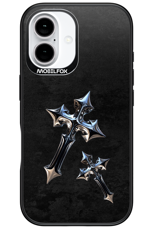 Chrome Crosses - Apple iPhone 16