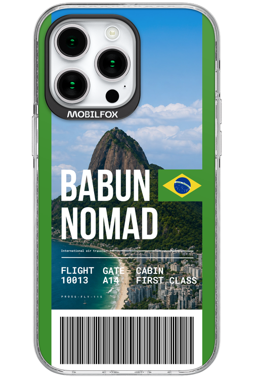 BABUN NOMAD (fly ticket) 2.0 - Apple iPhone 15 Pro Max