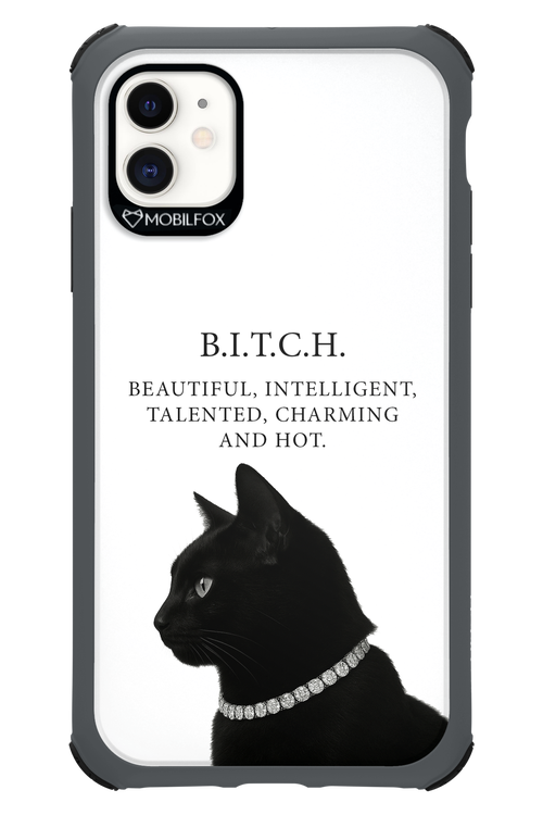 B. i. t. c. h. - Apple iPhone 11