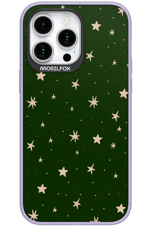 Forest Green Stars - Apple iPhone 15 Pro Max
