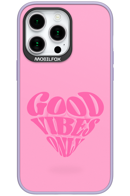 Good Vibes Heart - Apple iPhone 15 Pro Max