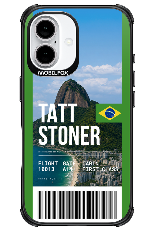 TATT STONER (fly ticket) 2.0 - Apple iPhone 16