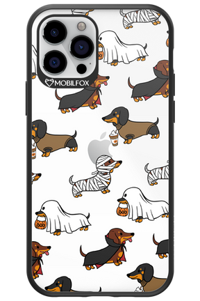 Scary Dachshund (Transparent) - Apple iPhone 12 Pro