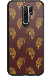 Burgundy Leopard Pattern - Xiaomi Redmi 9