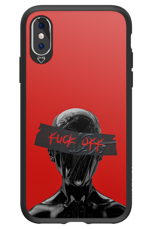 F off - Apple iPhone X