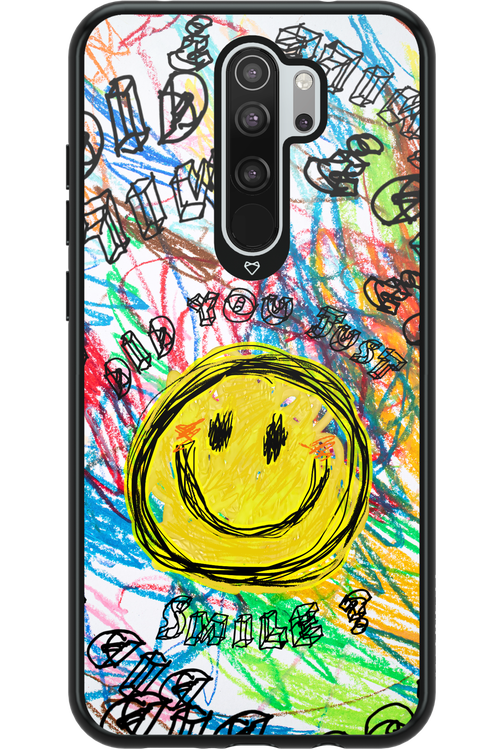 Crayon Smiley Colorful - Xiaomi Redmi Note 8 Pro