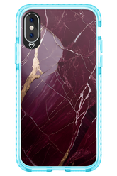Burgundy Marble - Apple iPhone X
