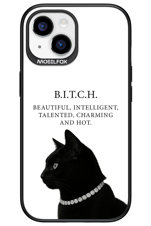 B. i. t. c. h. - Apple iPhone 15