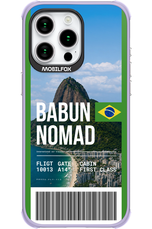 BABUN NOMAD (fly ticket) 2.0 - Apple iPhone 15 Pro Max