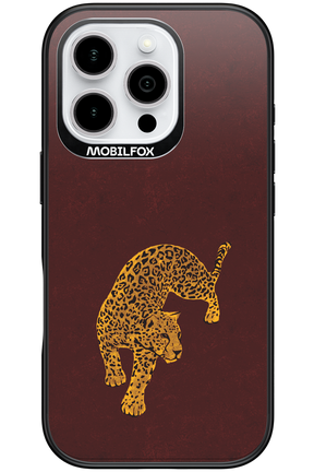 Burgundy Leopard - Apple iPhone 16 Pro