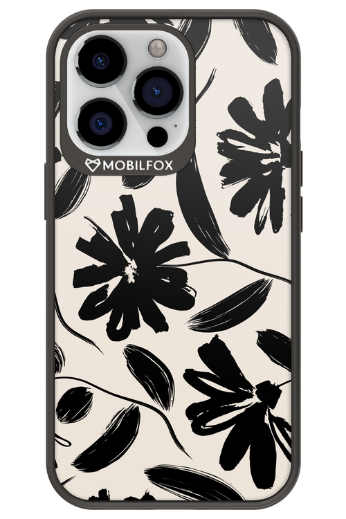Monochrome Flowerss 2.0 - Apple iPhone 13 Pro