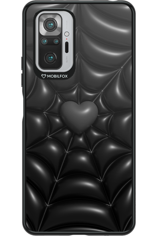 Black Spider Heart - Xiaomi Redmi Note 10 Pro