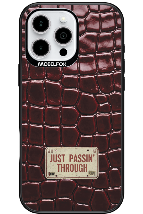 Just passin through 2.0 - Apple iPhone 16 Pro Max