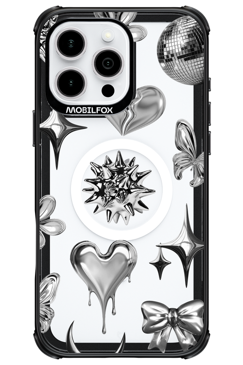 Silver Zone Transparent - Apple iPhone 16 Pro Max