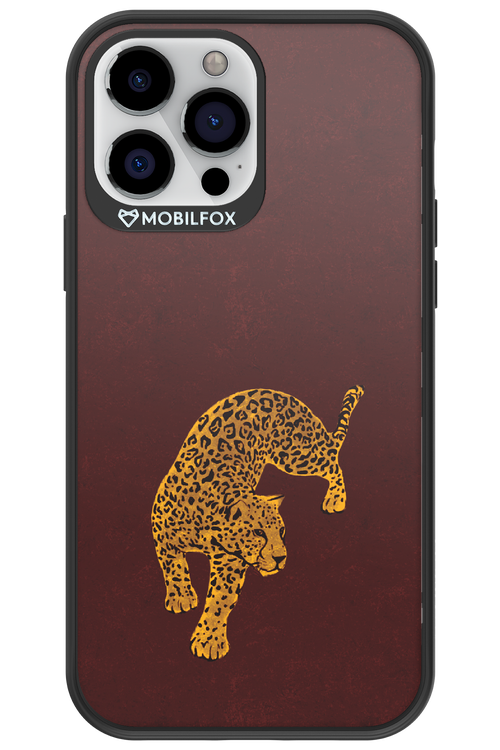 Burgundy Leopard - Apple iPhone 13 Pro Max