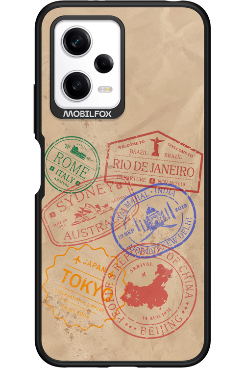 Travel Stamps 2.0 - Xiaomi Redmi Note 12 5G