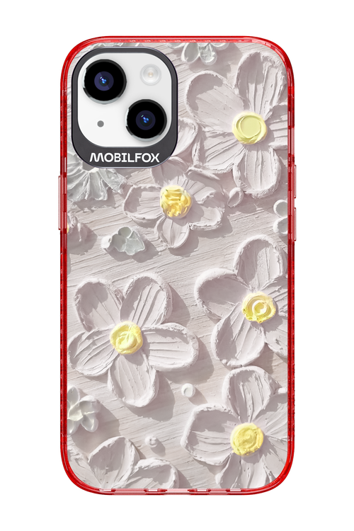 White Flowers - Apple iPhone 14