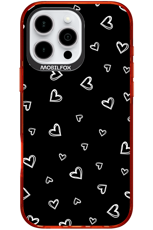 Monochrome Hearts 2.0 - Apple iPhone 16 Pro Max