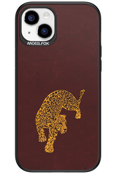 Burgundy Leopard - Apple iPhone 15 Plus