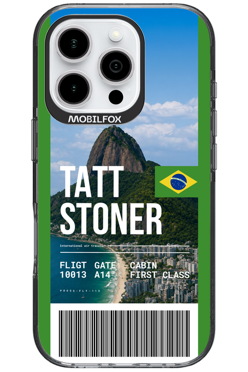 TATT STONER (fly ticket) 2.0 - Apple iPhone 16 Pro