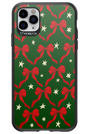 Bow & Stars (Green) - Apple iPhone 11 Pro Max