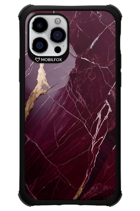 Burgundy Marble - Apple iPhone 12 Pro