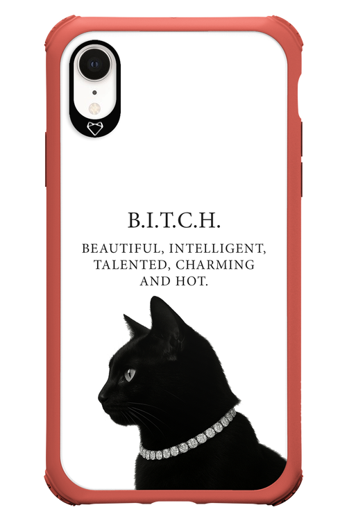 B. i. t. c. h. - Apple iPhone XR