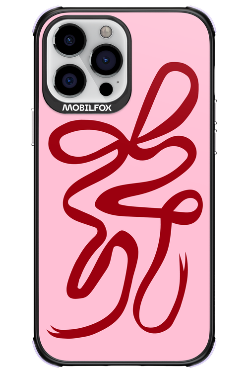 Burgundy Bow - Apple iPhone 13 Pro Max