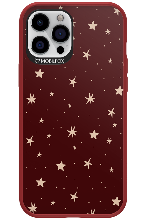 Burgundy Stars - Apple iPhone 12 Pro Max