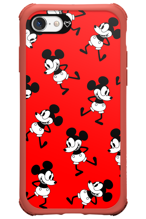 Iconic Mouse (red pattern) - Apple iPhone 7
