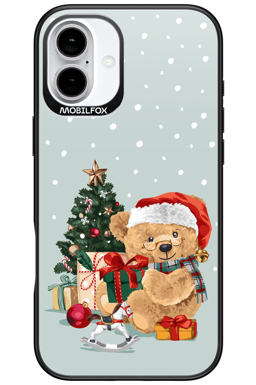 Merry Christmas Bear - Apple iPhone 16 Plus