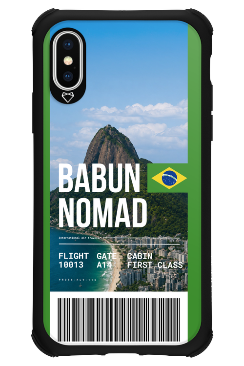 BABUN NOMAD (fly ticket) 2.0 - Apple iPhone X