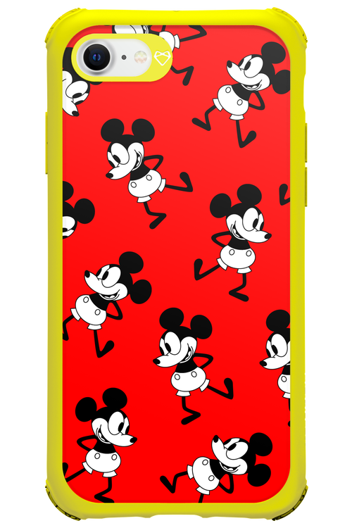 Iconic Mouse (red pattern) - Apple iPhone 7